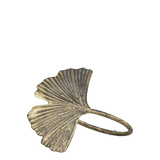 Serviettenring mit Blattdesign – messing