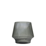 Vase mit Rillen H: 17cm
