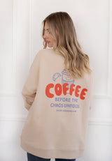 Liliput Erwachsenen Sweatshirt beige Coffee