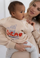 Liliput Cacao before Chaos Sweatshirt beige Mini and Me Edition