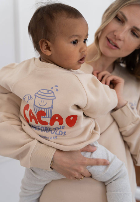 Liliput Cacao before Chaos Sweatshirt beige Mini and Me Edition