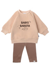 Liliput Set mit Sweatshirt und Leggings "Baby Barista"