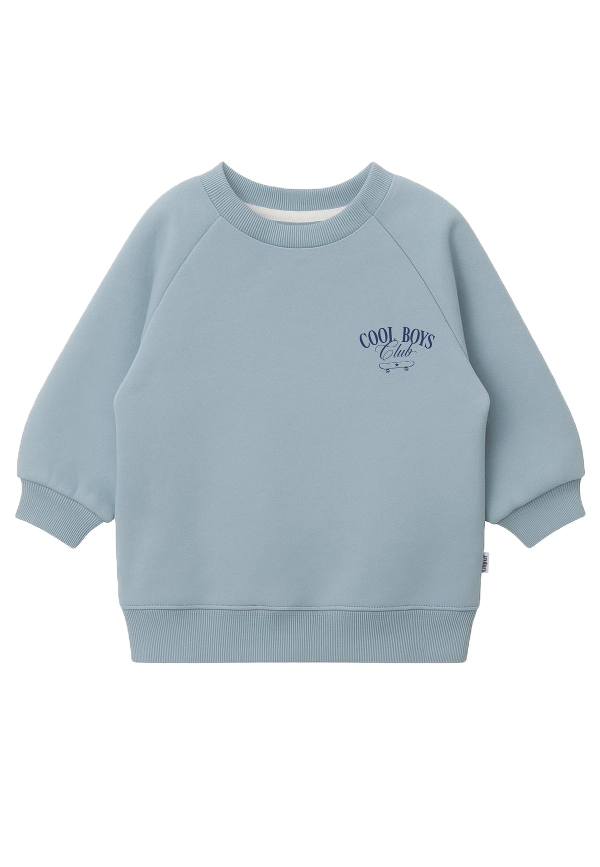 Liliput Oversize Sweatshirt „Cool Boys Club“ Mini & Me – Blau 74/80