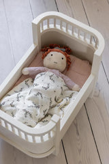 Doll bed, white