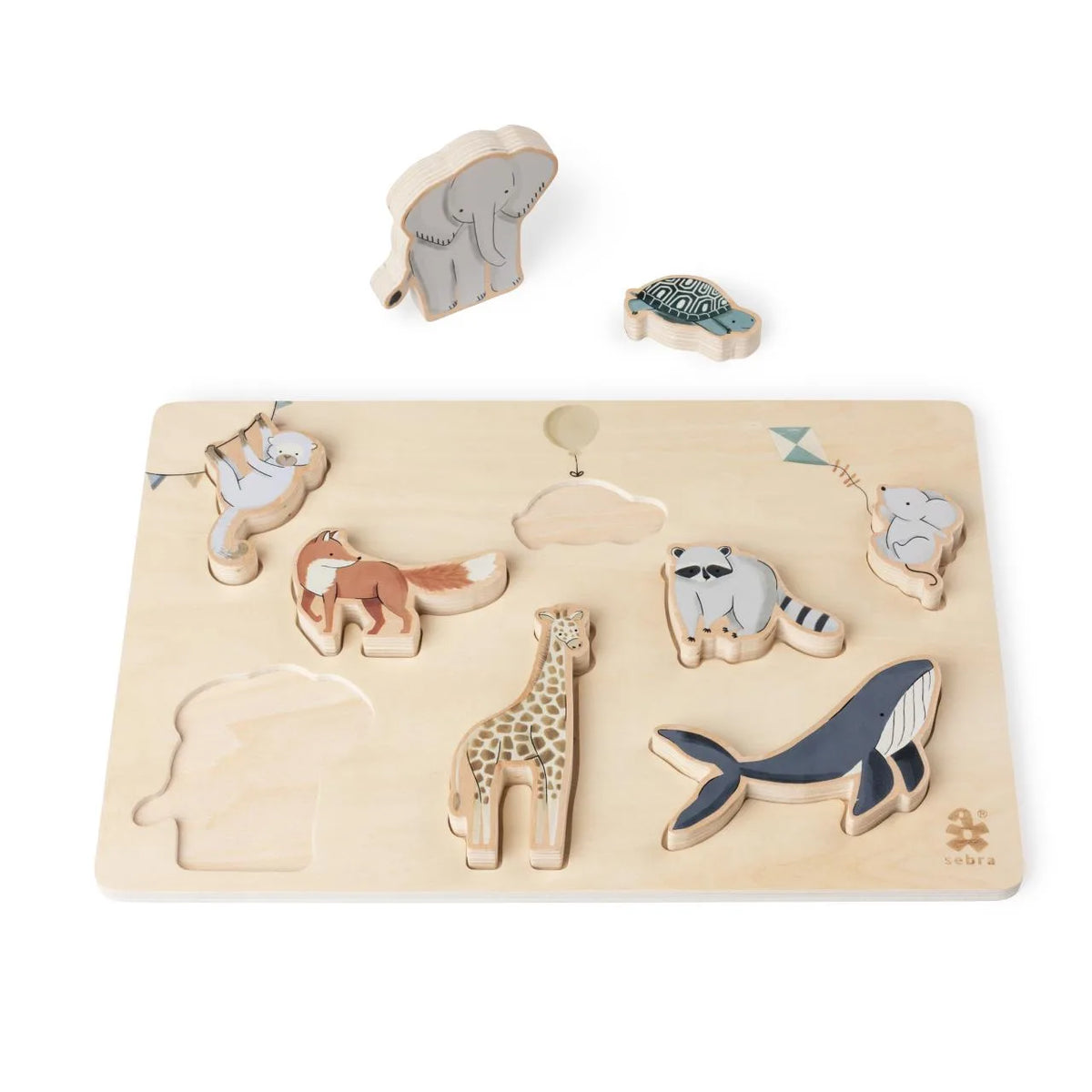 Sebra - Holzpuzzle, World of Sebra