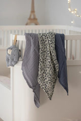 3er-Set Ultra-Soft Musselintücher in Blue olive