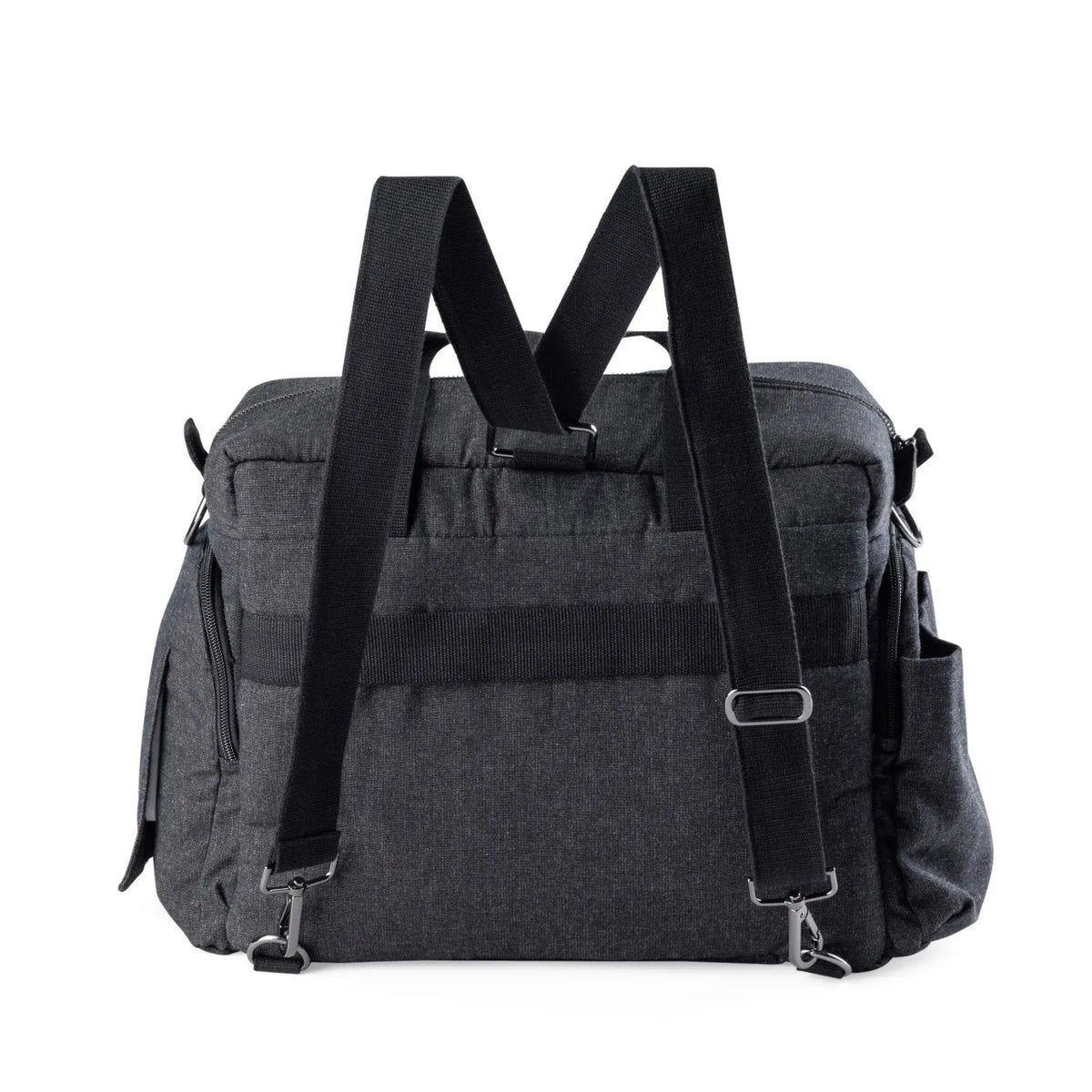 Sebra Wickeltasche mit Wickelunterlage – Dark Grey Melange