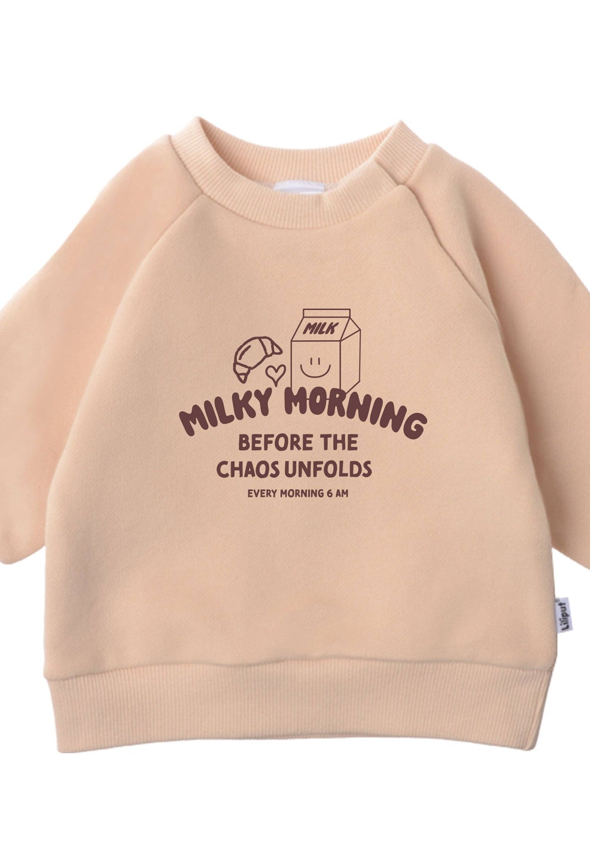 Liliput Milky Morning Sweatshirt beige Mini and Me Edition