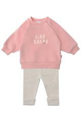Liliput Set mit Sweatshirt in rosa und Leggings "Ciao Kakao"