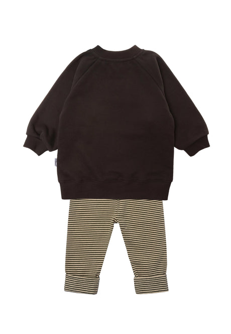 Liliput Baby Outfit Sweatshirt & Leggings – Bagger Braun/Oliv 98/104