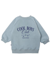 Liliput Oversize Sweatshirt „Cool Boys Club“ Mini & Me – Blau 74/80