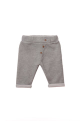 Liliput Rib-Strick-Set mit Hose in grau, 5-teilig