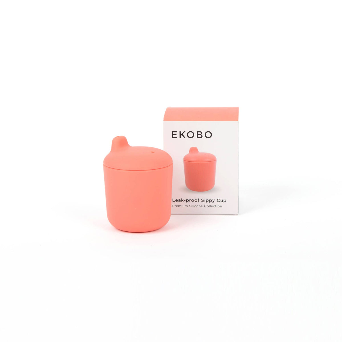 Silikon-Baby-Sippy Cup - Koralle