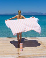 Peach Fuzz Strand-Hammamtuch mit recycelter Geschenkbox