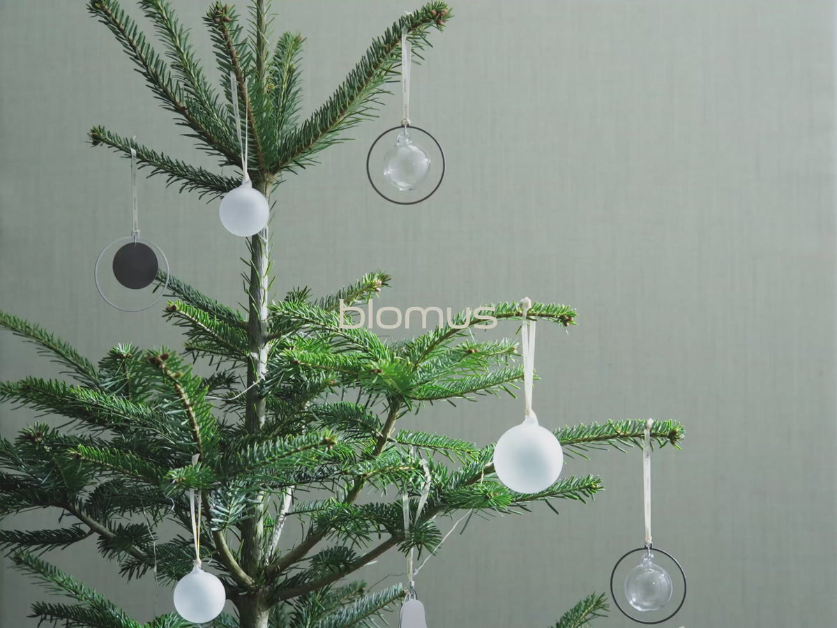 Blomus KITAI Weihnachtsbaumspitze Stern – Silber – Größe L