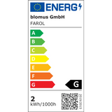 Blomus Mobile LED-Tischleuchte FAROL Mini