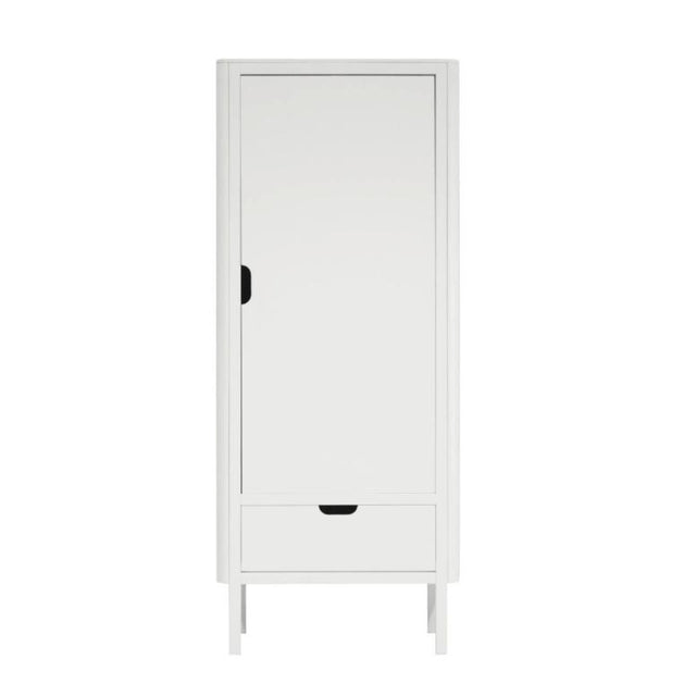 Sebra Kleiderschrank eintürig weiss